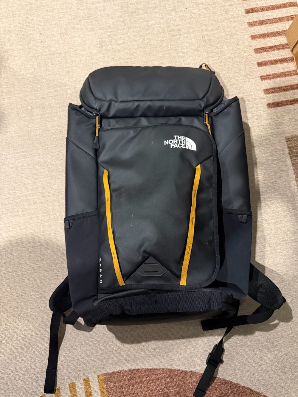 The North Face Black and Yellow Men’s Backpack